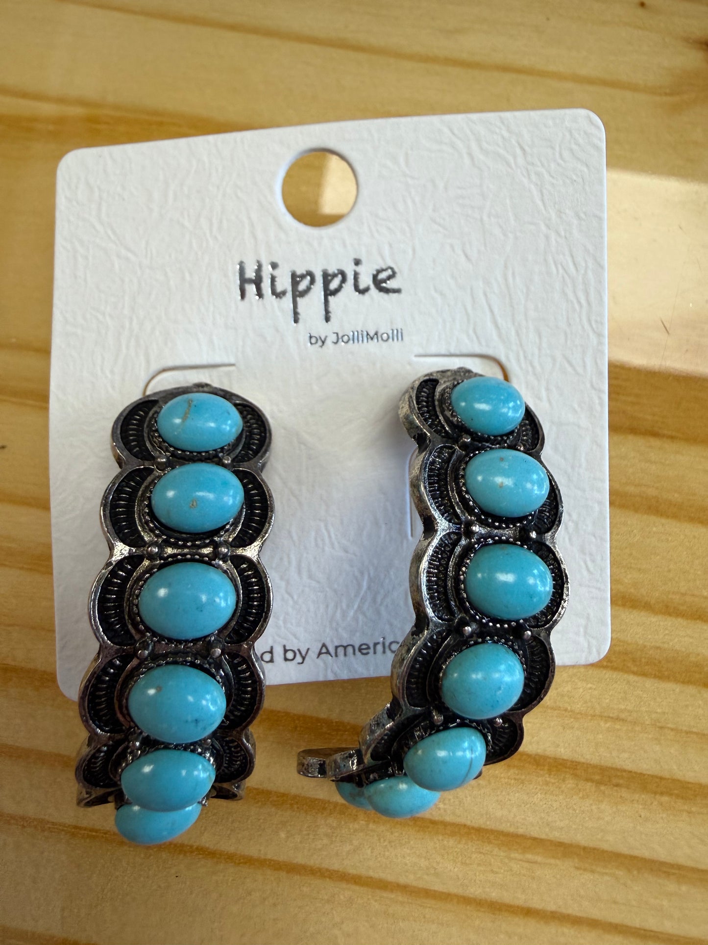 Canyon Row Turquoise Earrings