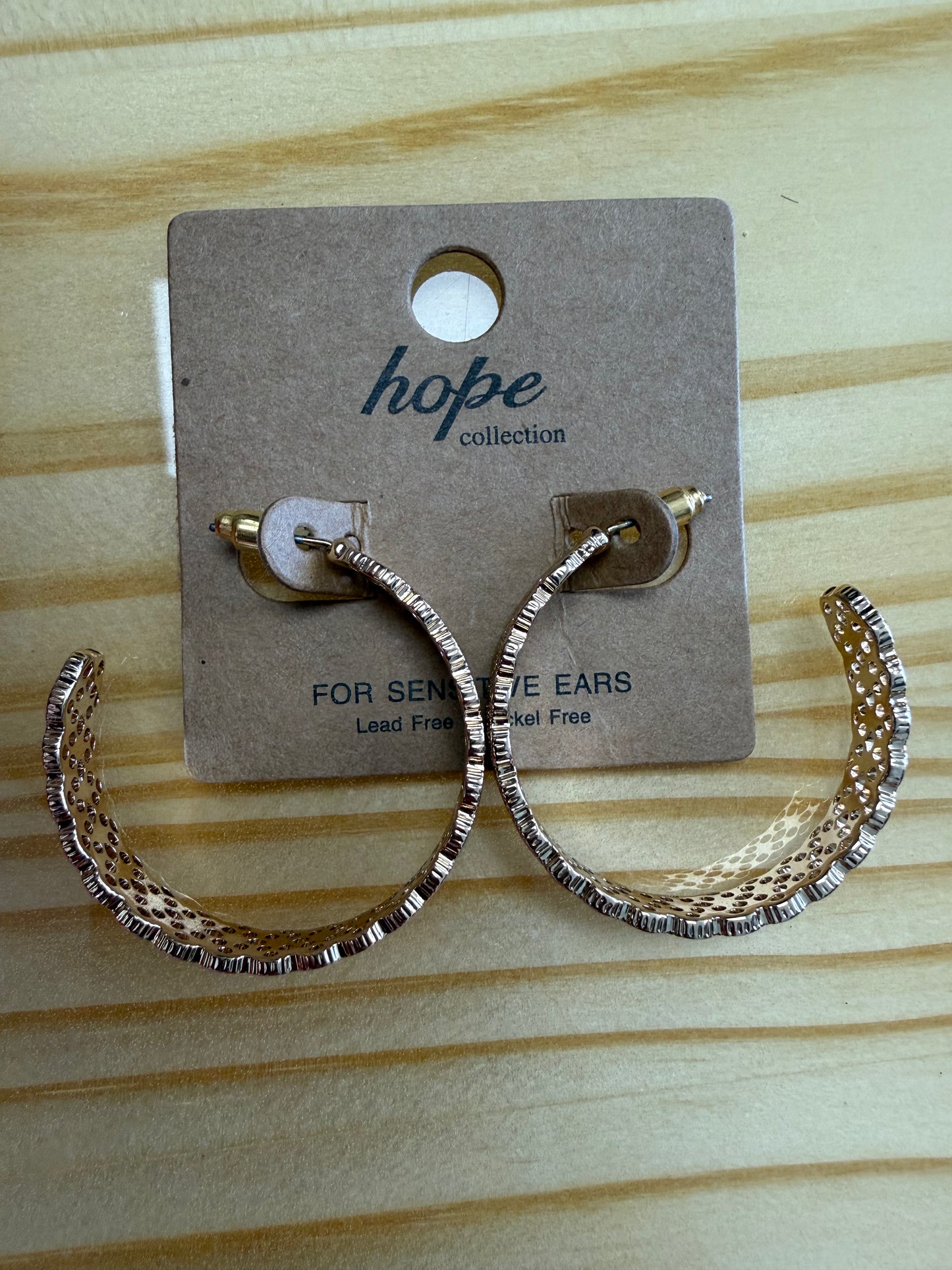 Golden Prairie Curve Earrings