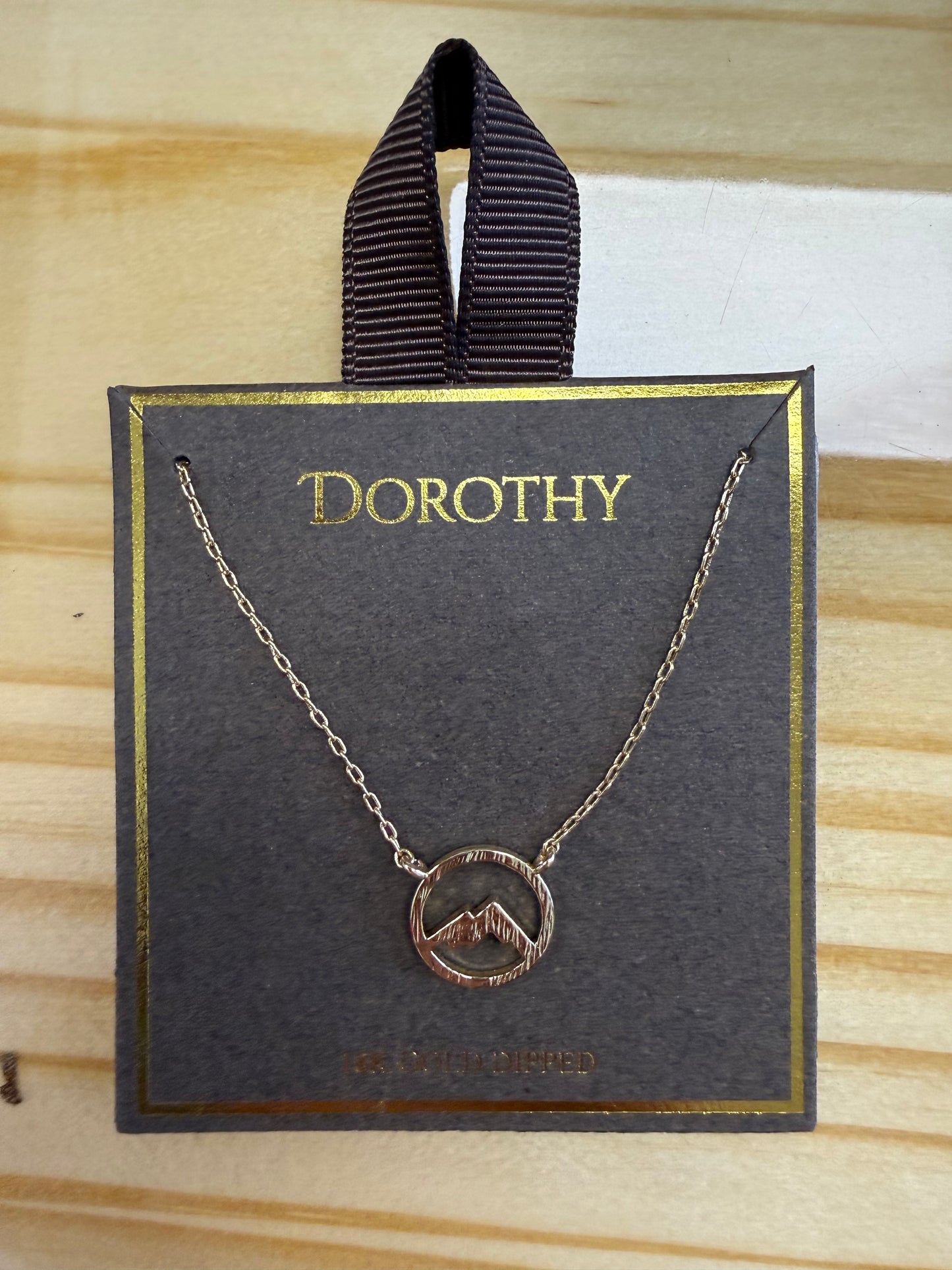 Mountain View Pendant Necklace