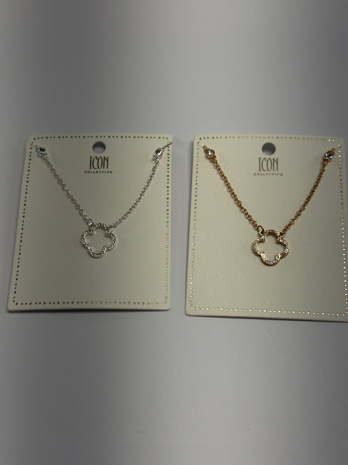 Sparkle Clover Necklace