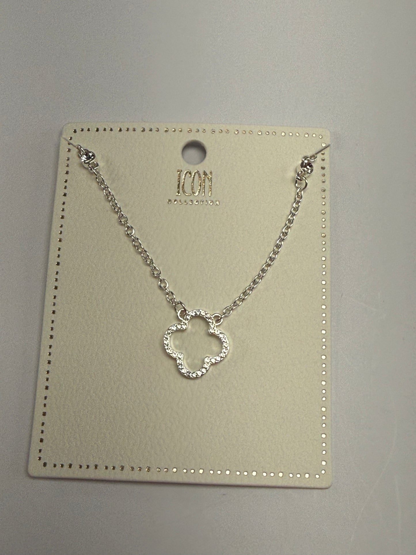 Sparkle Clover Necklace