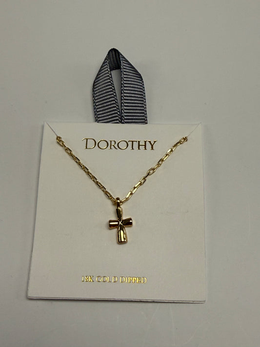 Classic Gold Cross Necklace