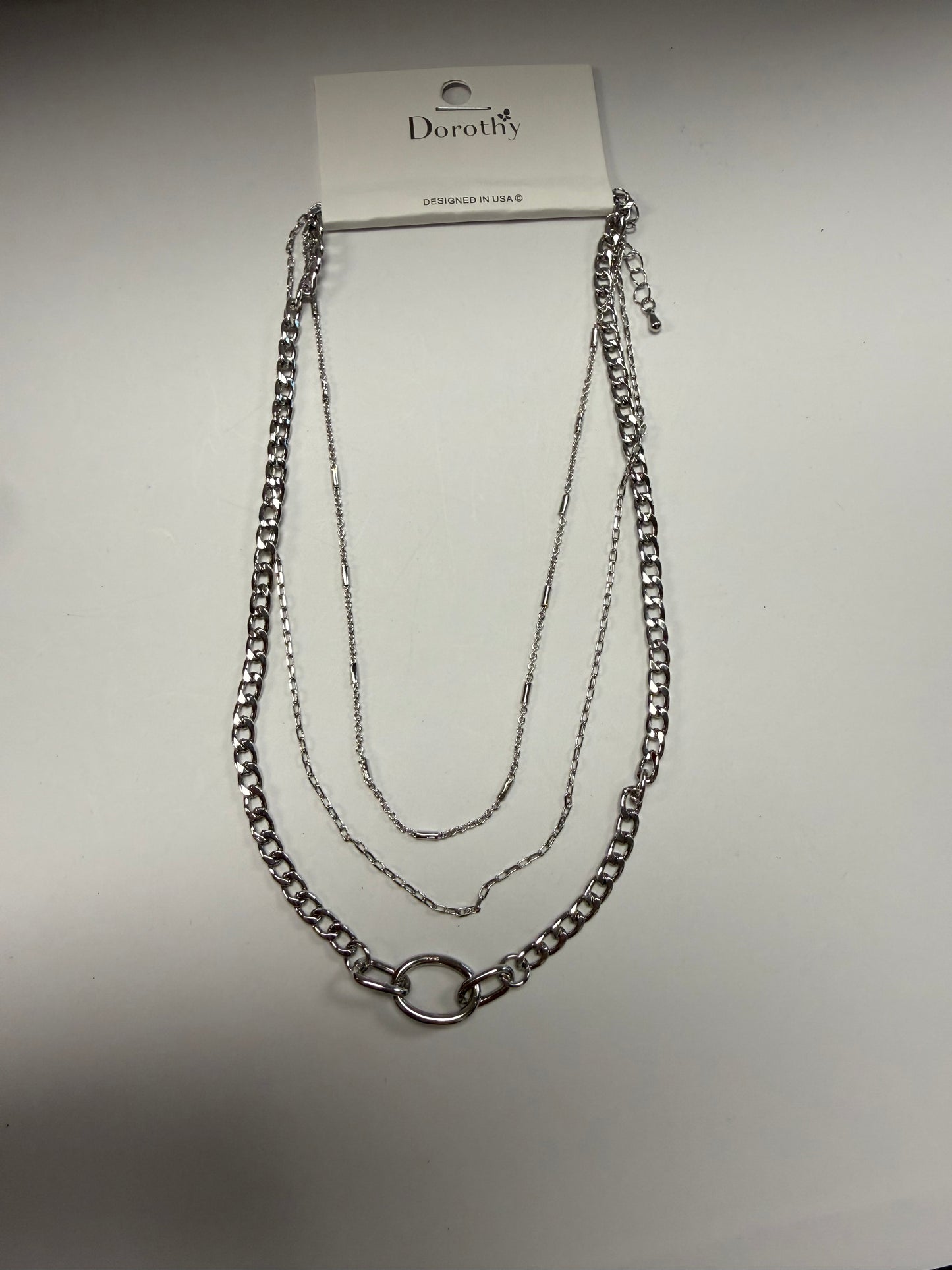 Linked Up Silver Necklace