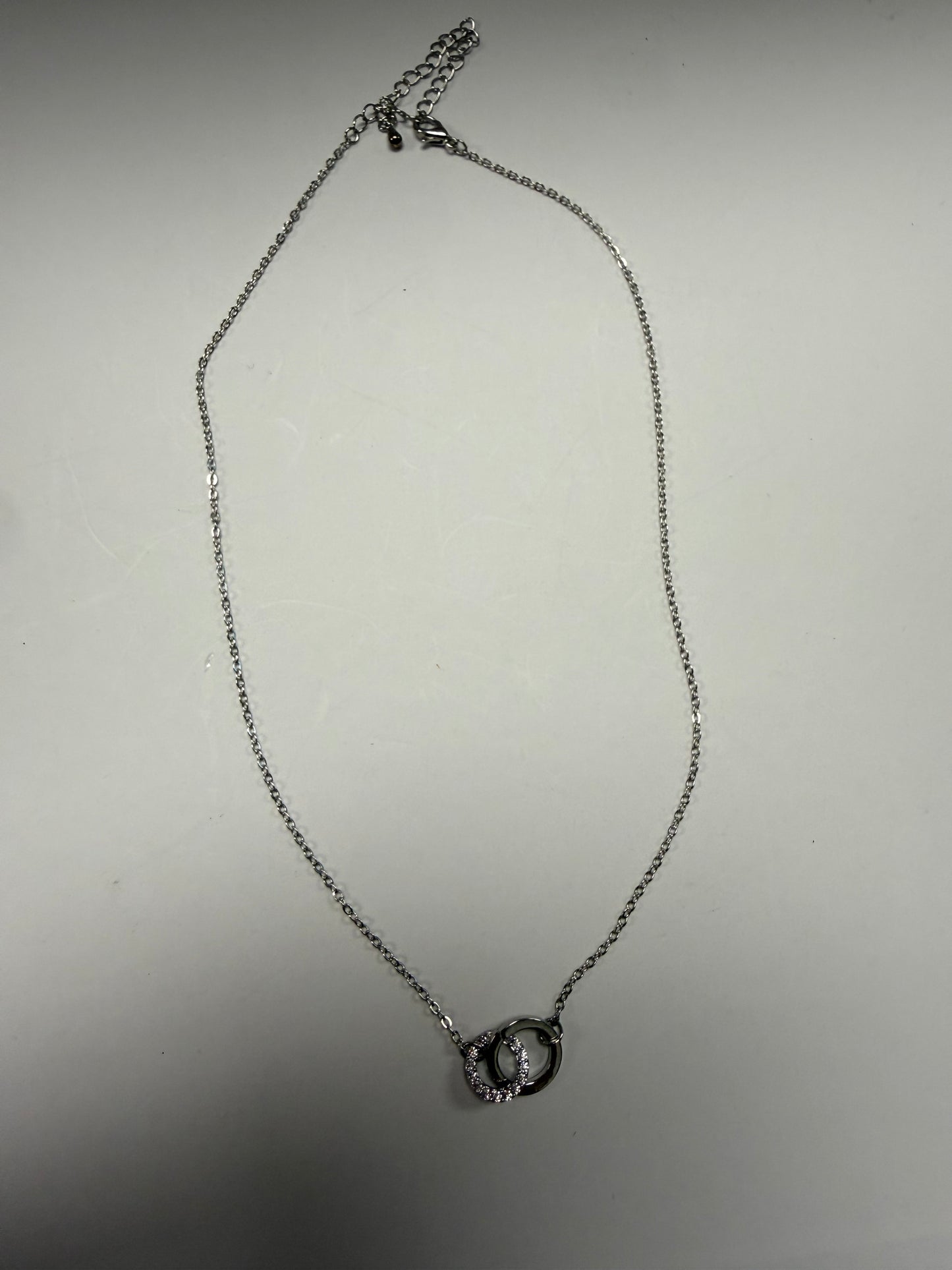Linked in Silver Necklace
