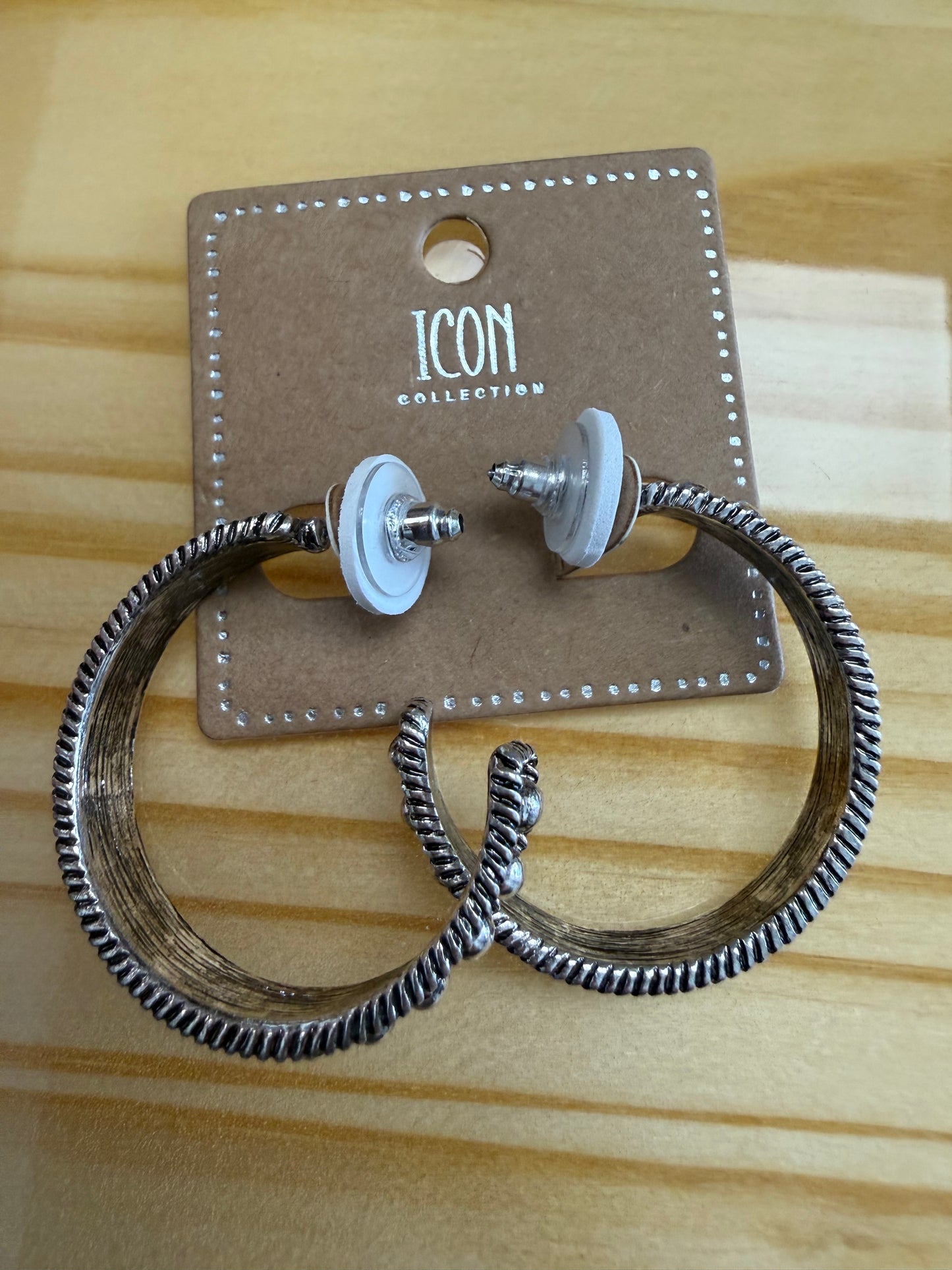 Silver Ridge Statement Hoops