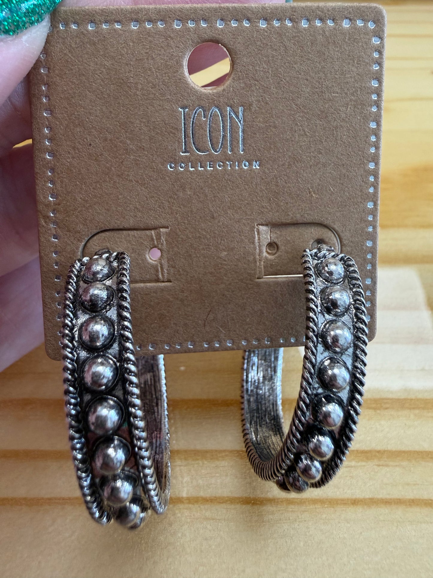 Silver Ridge Statement Hoops