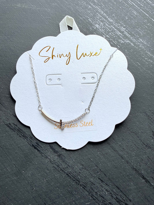 Simple Luxe Bar Necklace
