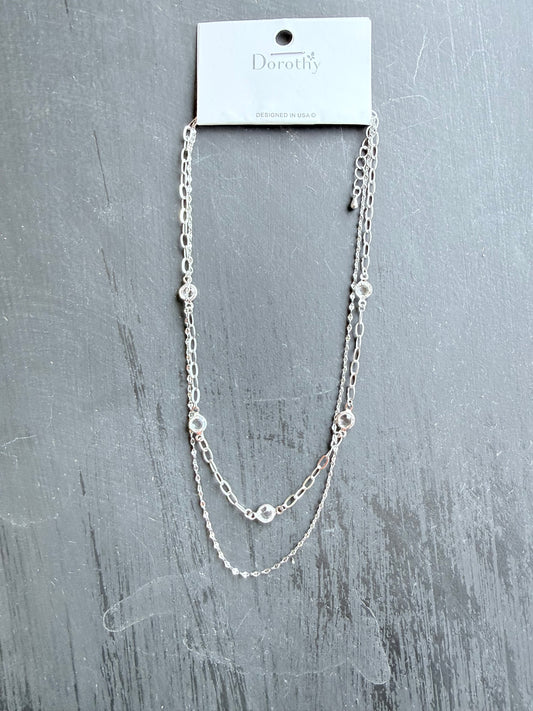 Layered Luxe Stone Necklace