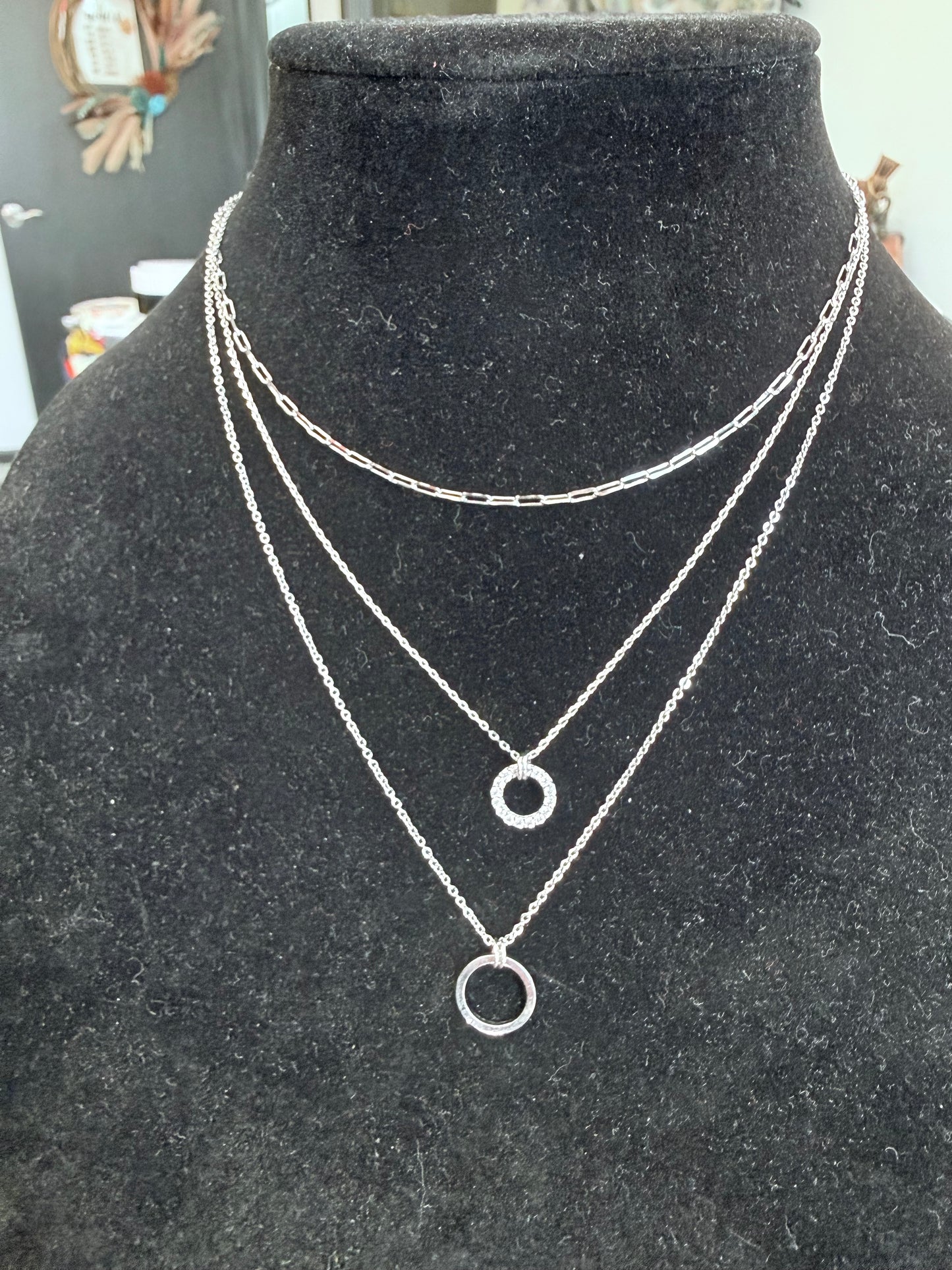 Layered Circle Luxe Necklace