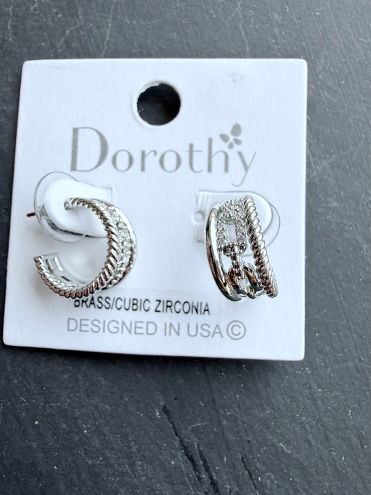 Twisted Luxe Hoop Earrings