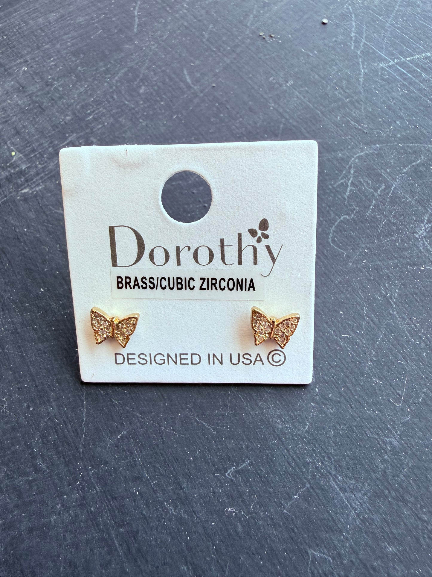 Golden Flutter Studs