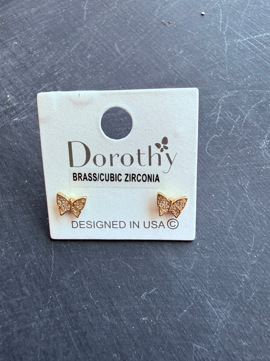 Golden Flutter Studs