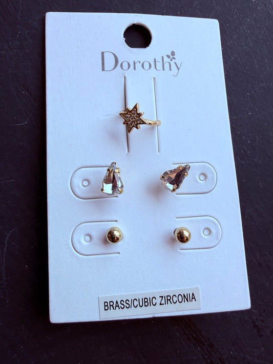 Starlight Spark Earring Set