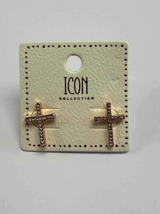 Faith & Spark Cross Earrings