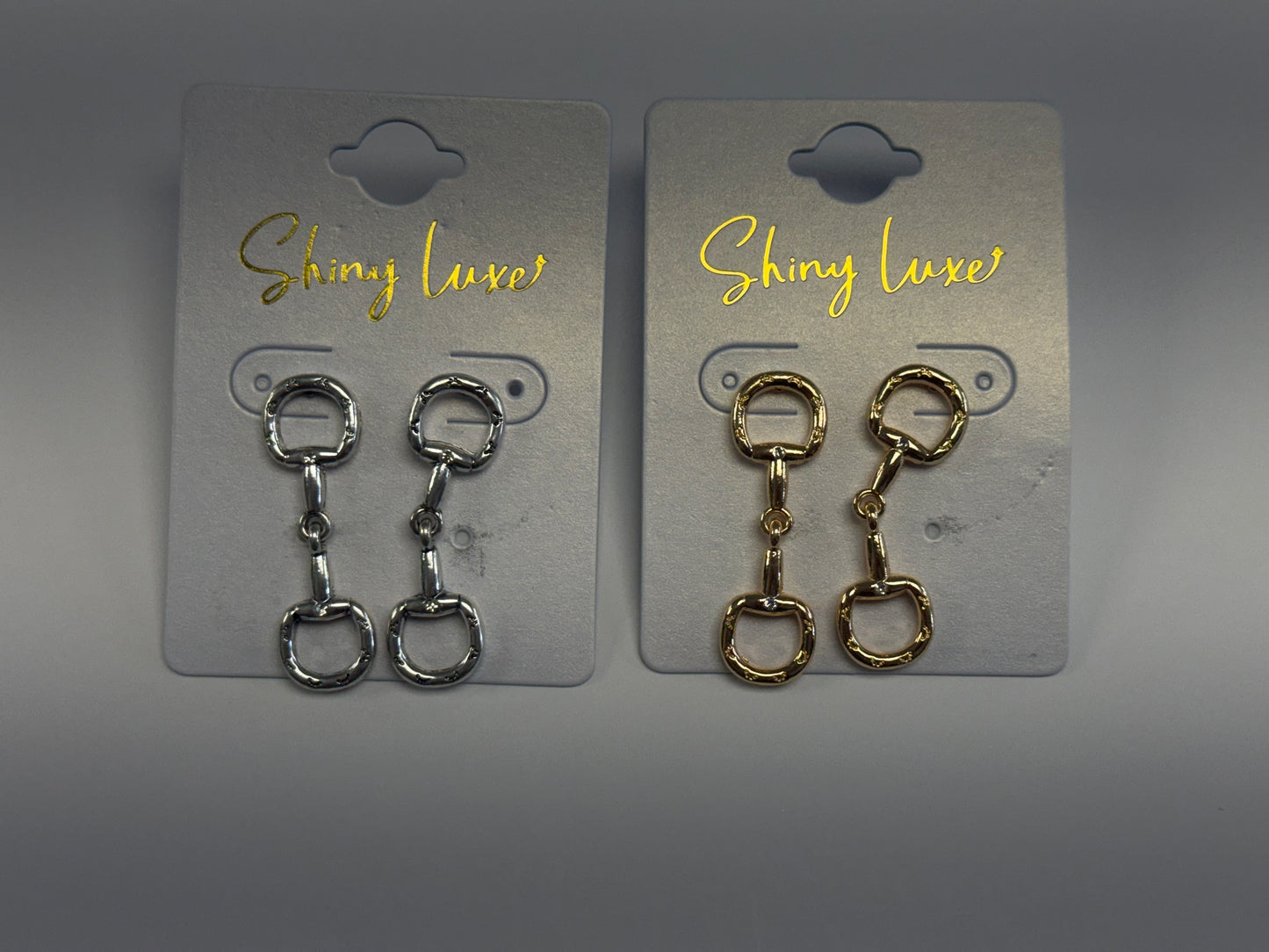 Snaffle Bit Drop Earrings