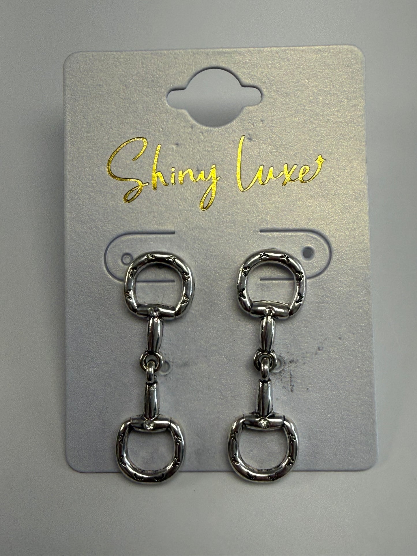 Snaffle Bit Drop Earrings