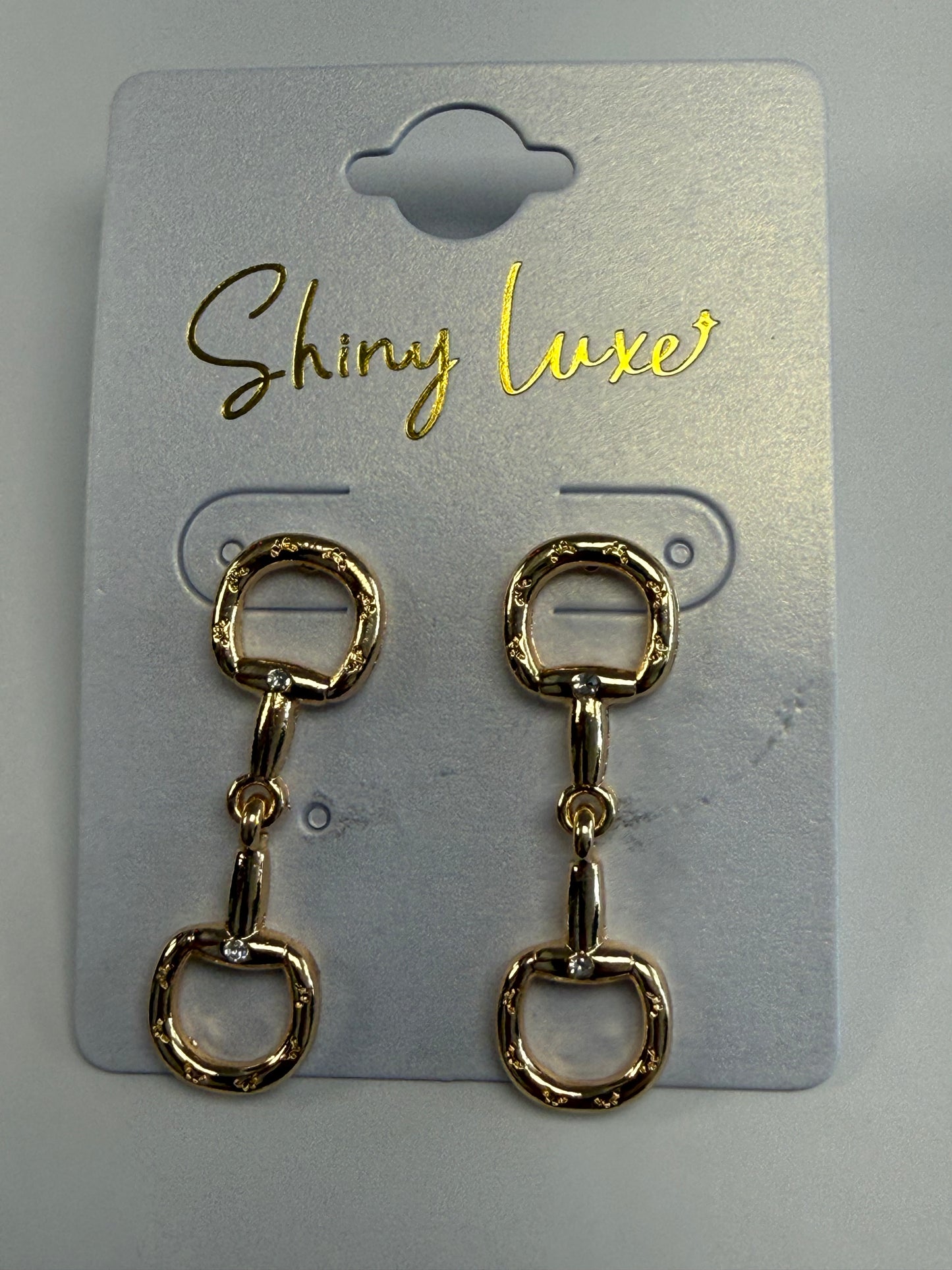 Snaffle Bit Drop Earrings