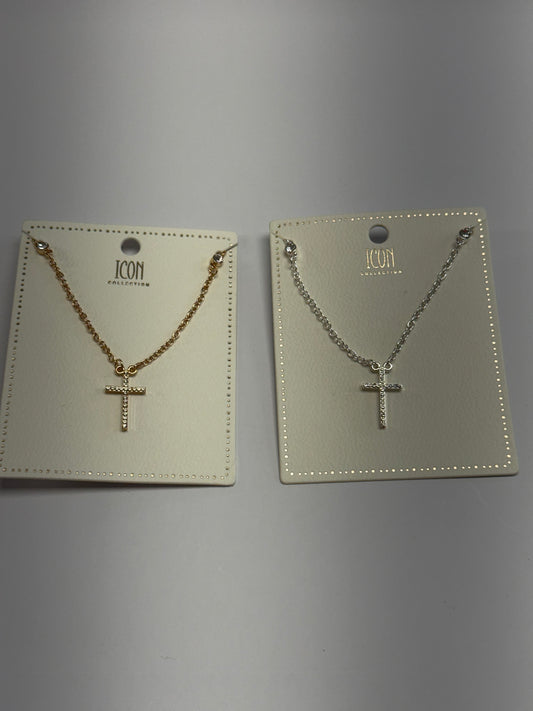 Faith & Shine Cross Necklace