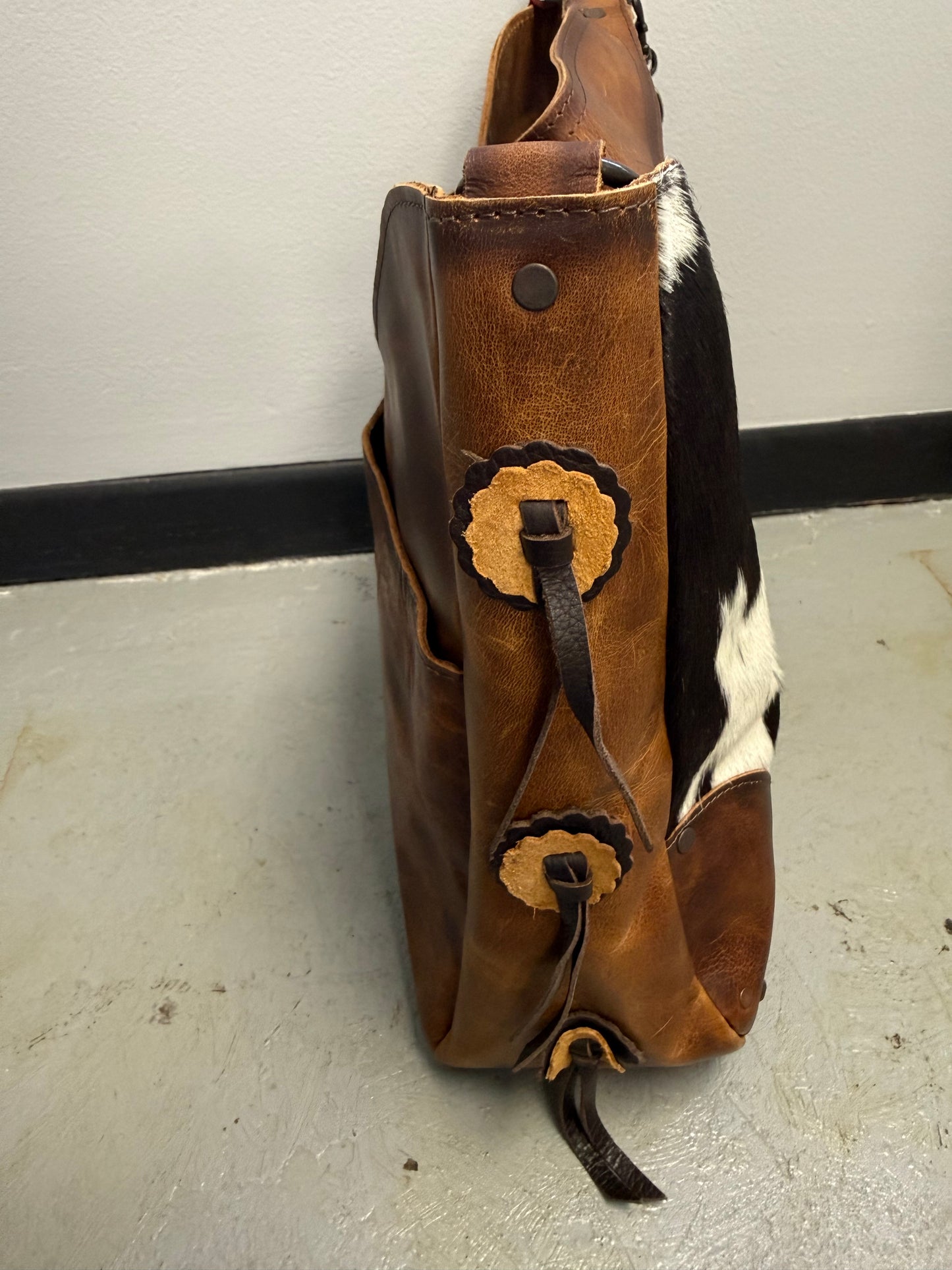 GUADALUPE COWHIDE HOBO BAG