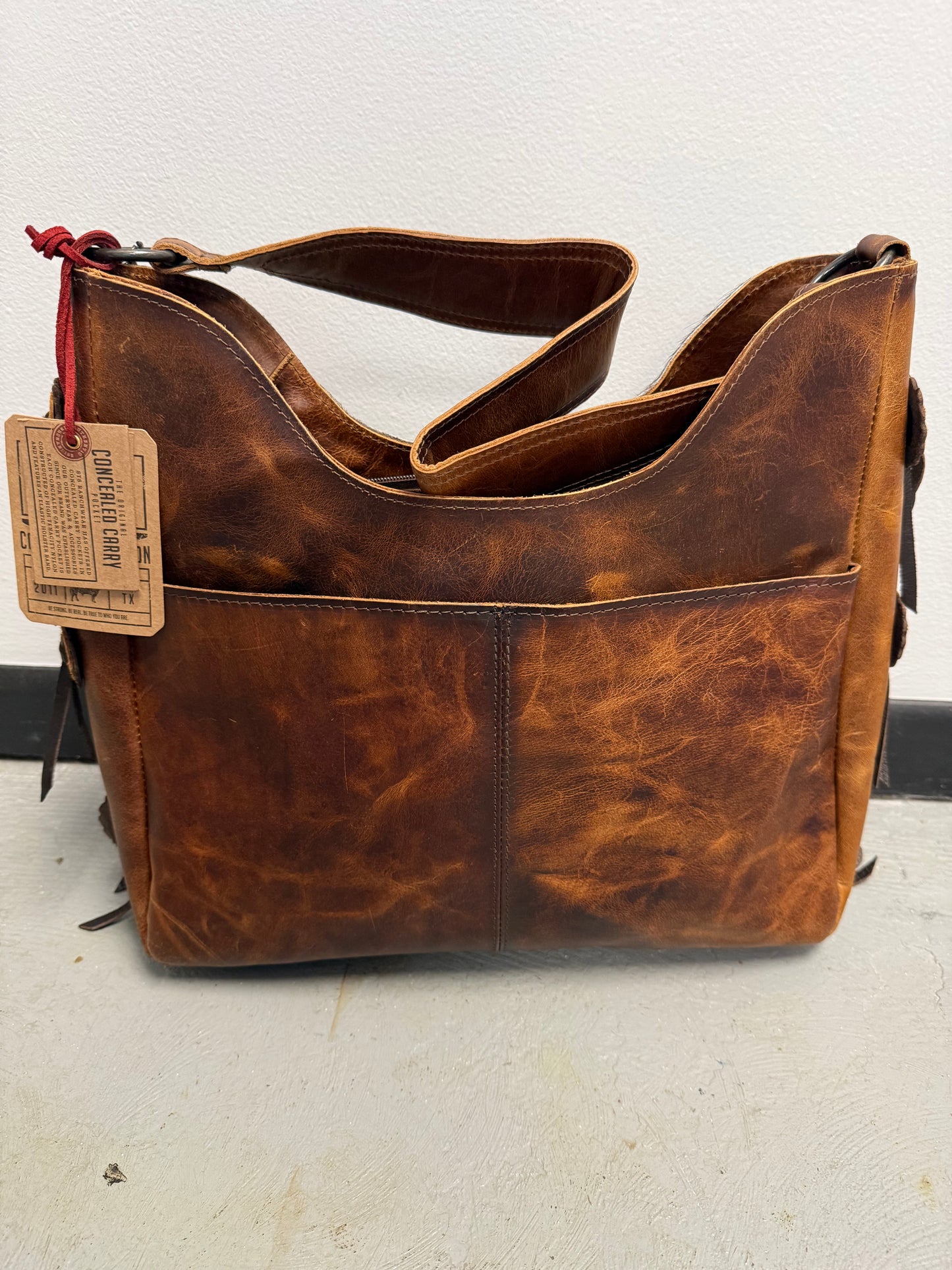 GUADALUPE COWHIDE HOBO BAG