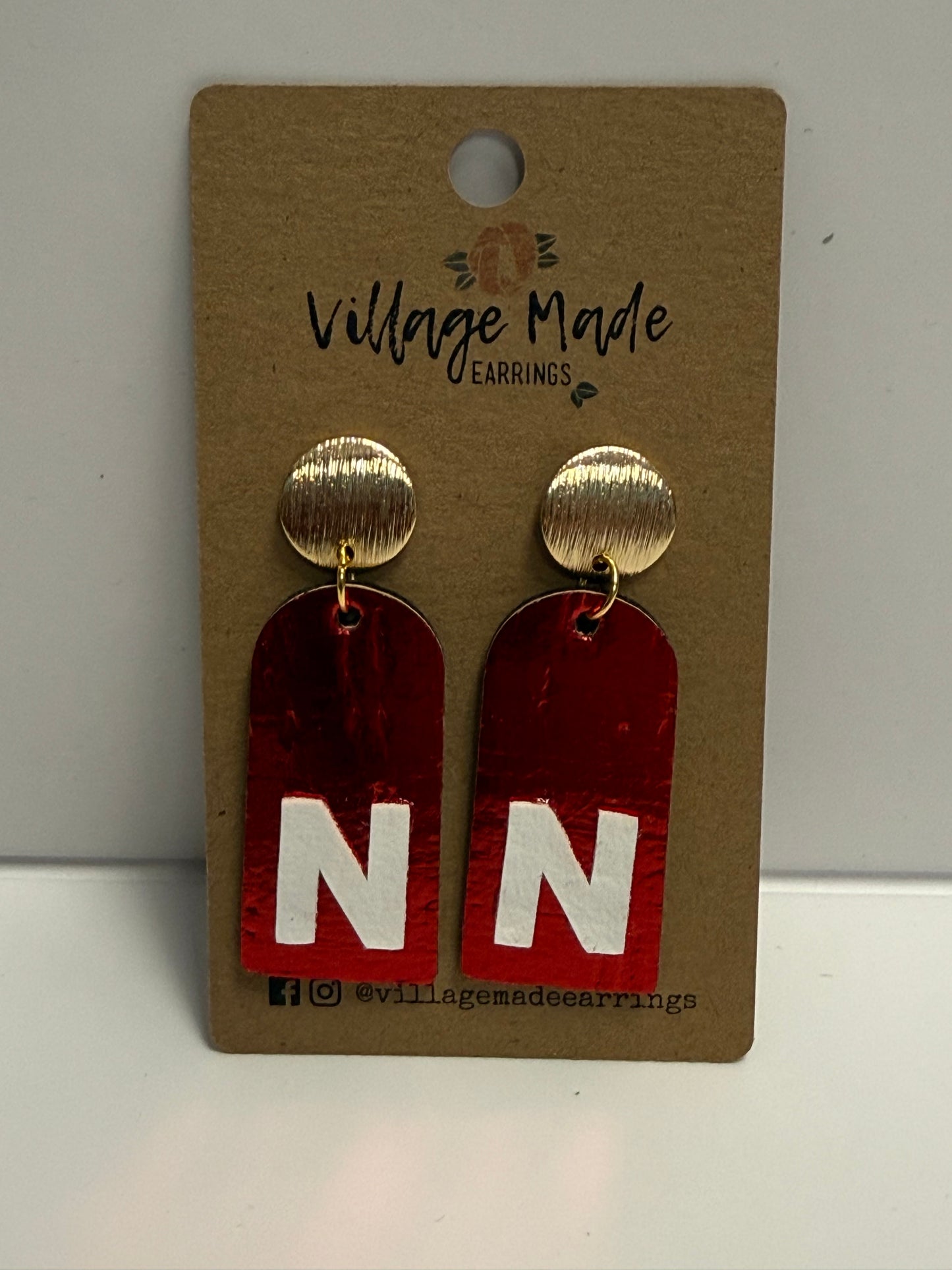 Nebraska Statement Earrings