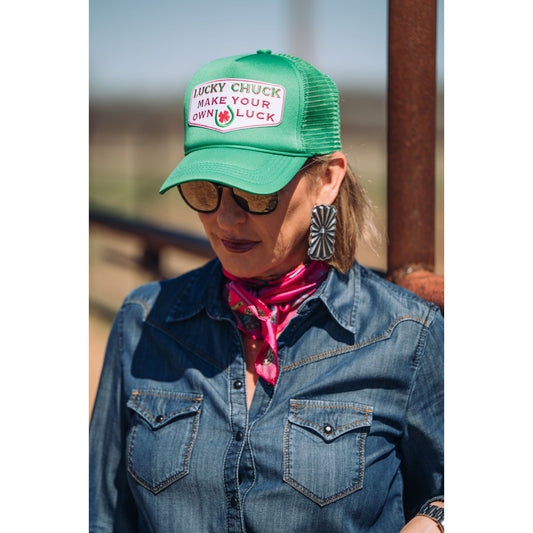 Make Your Own Luck Kelly Green Trucker Hat