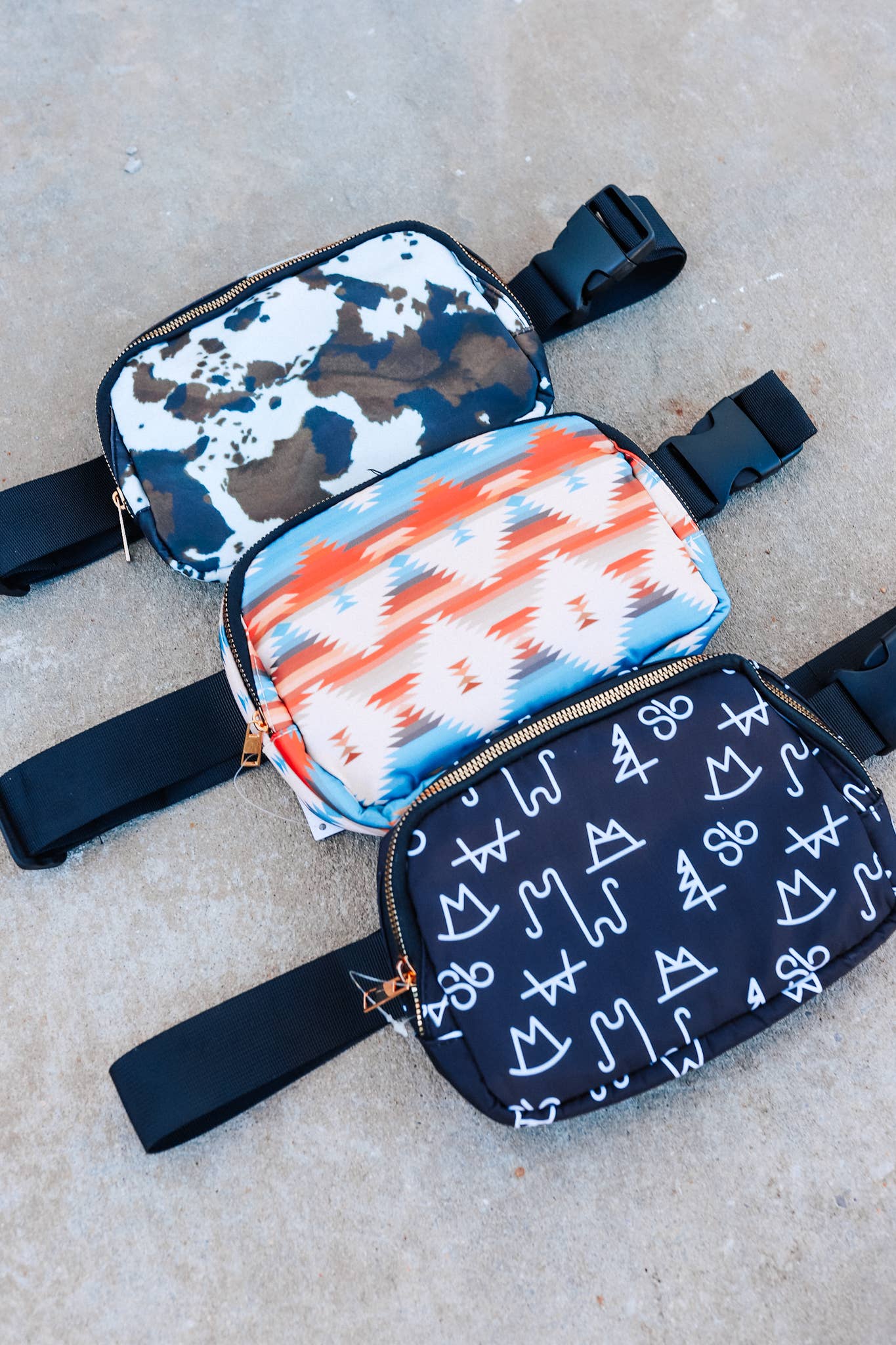 Black Brand Crossbody Bag