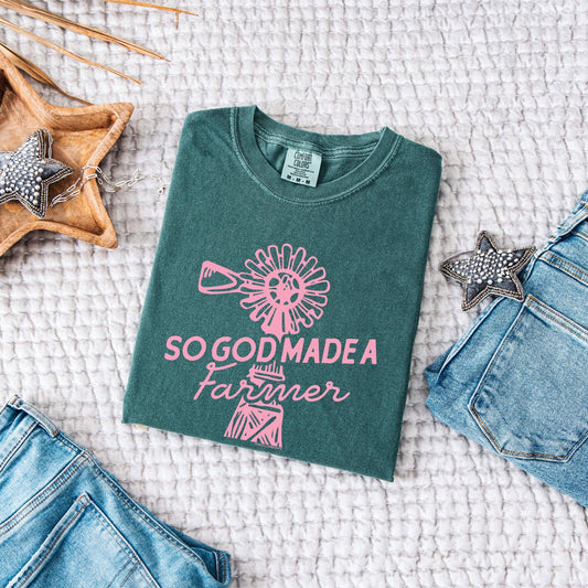 SO GOD MADE A FARMER -  Graphic Tee   