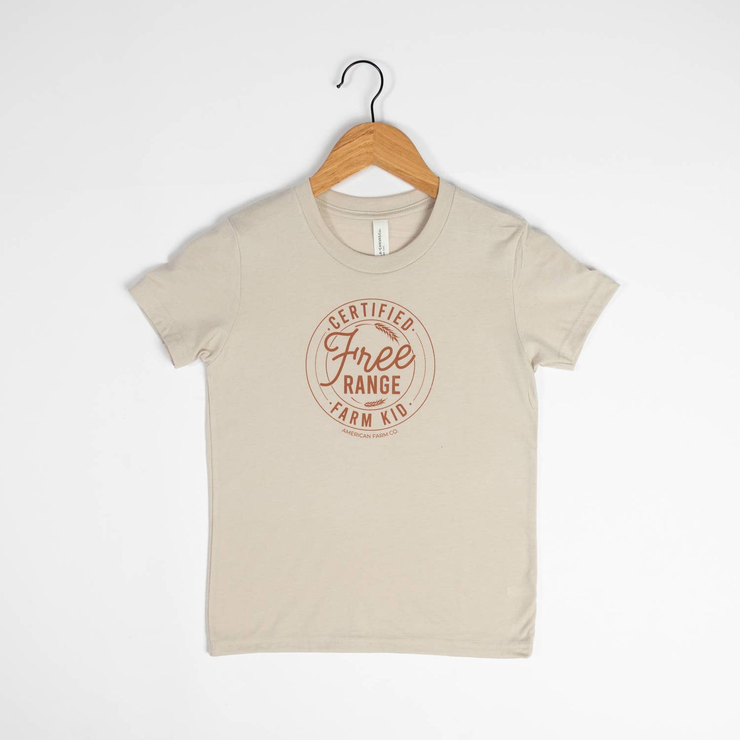Western ‘Free Range Farm Kid’ Graphic Toddler/Youth Tee