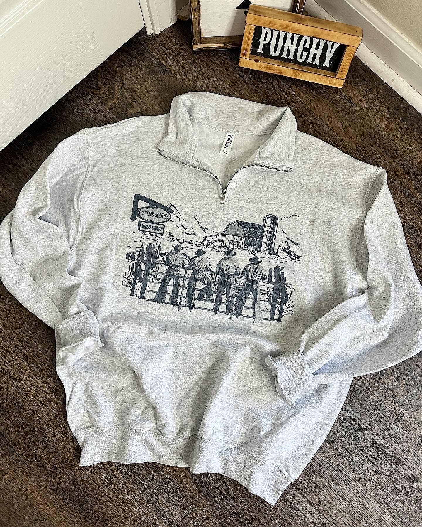 The Cowboy Scene Quarter Zip