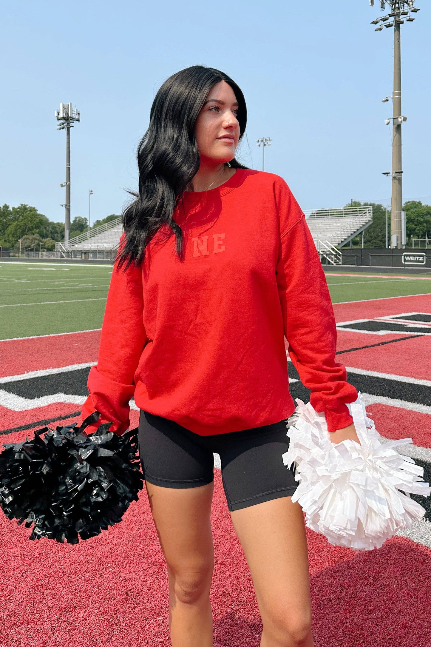 NE Crewneck Sweatshirt - Red