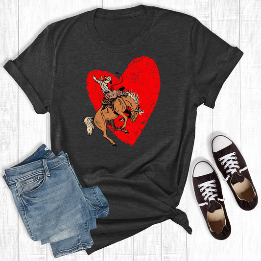 Western Horse Heart Graphic Tee