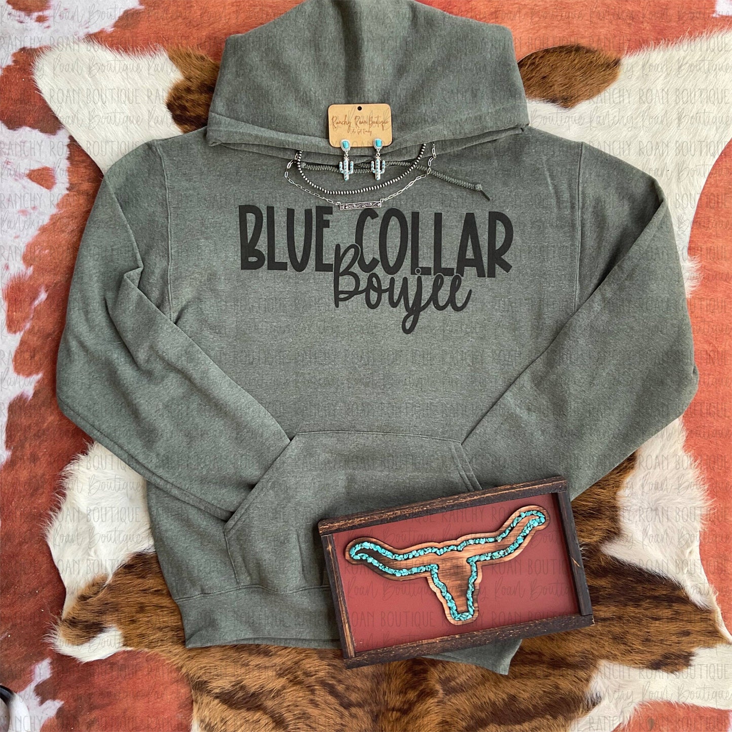 Blue Collar Boujee Hoodie