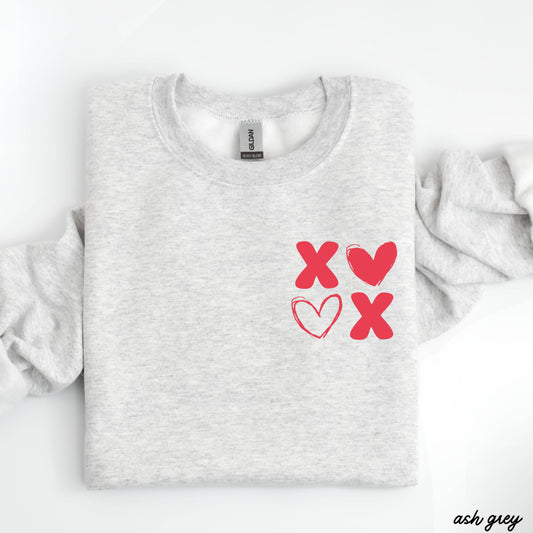 Pocket XOXO Valentine's Day Sweatshirt