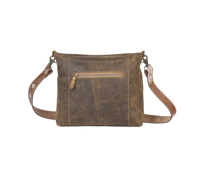 Myra Cornell Rose Leather & Hairon Bag