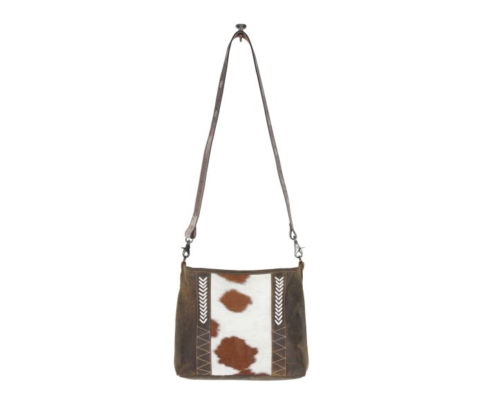 Myra Cornell Rose Leather & Hairon Bag