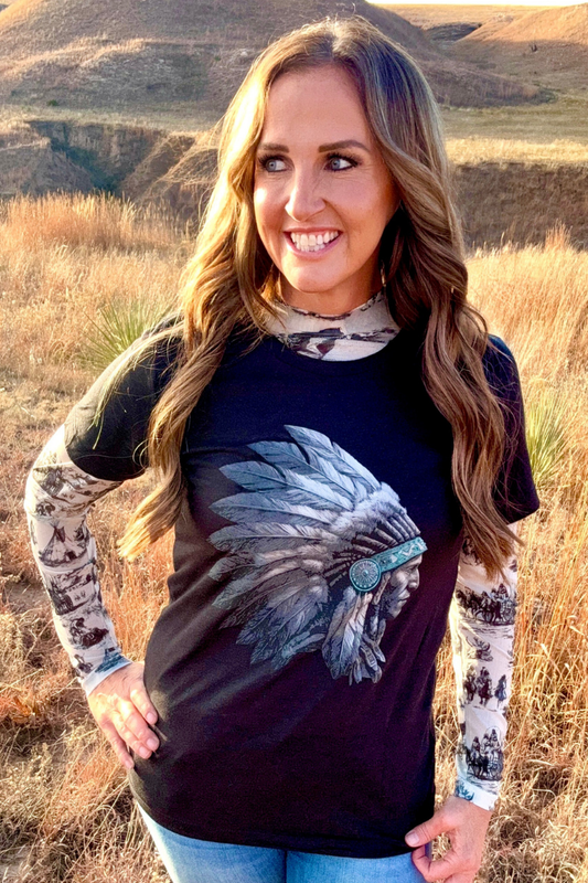 SK Spirit of the Plains Mesh Top