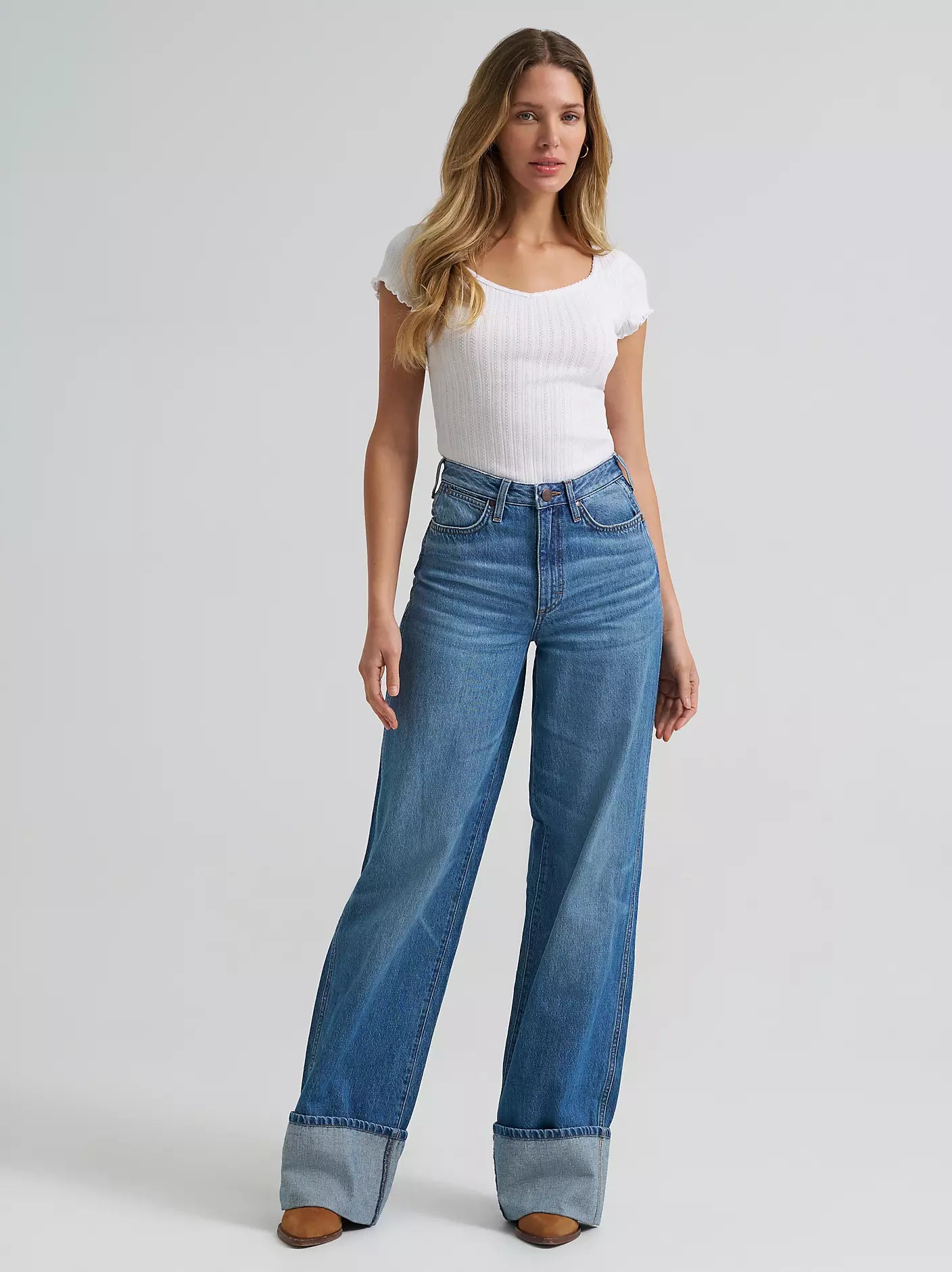 Wrangler Retro® Bailey Wide Leg Jean - High Rise