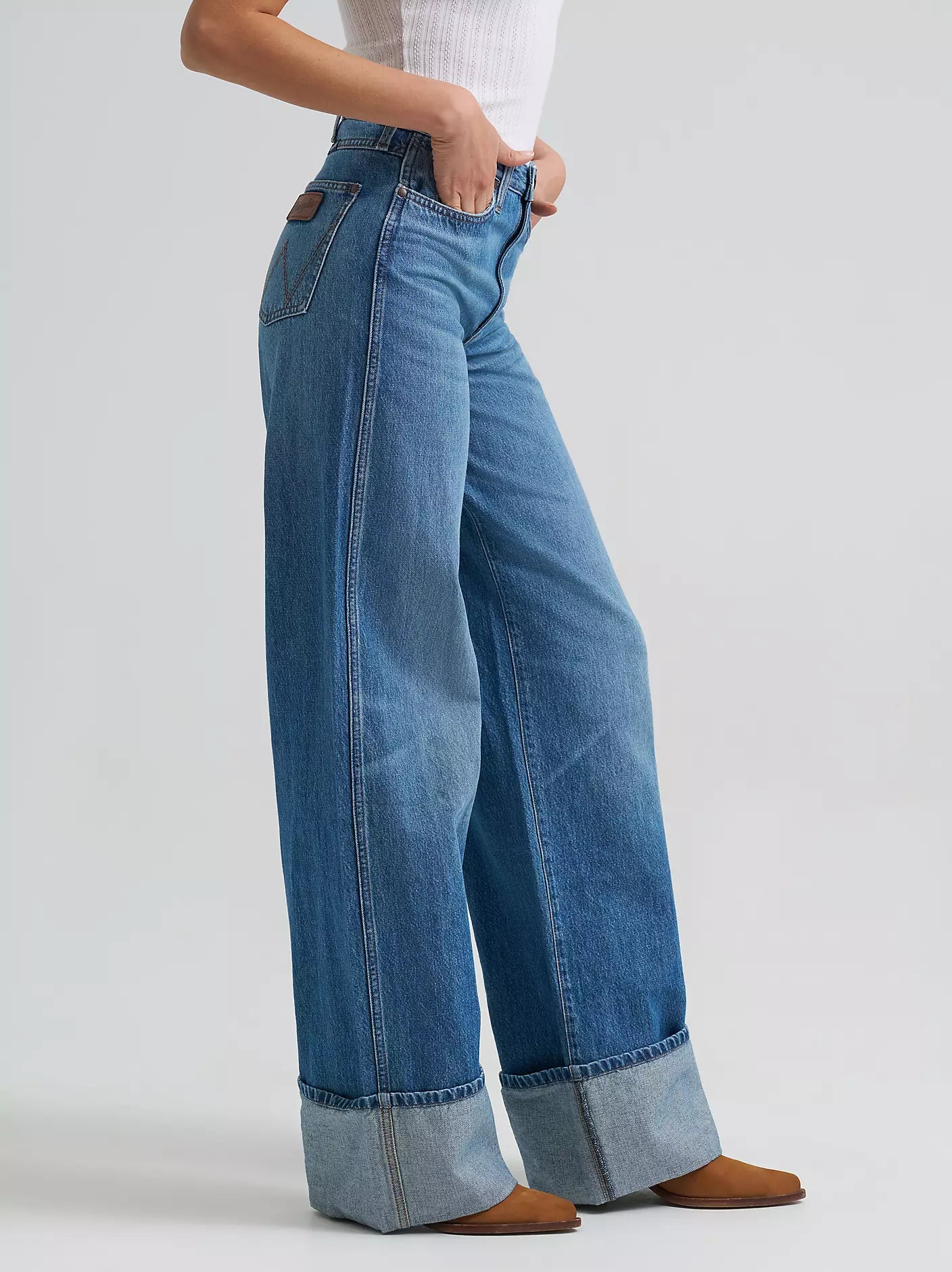 Wrangler Retro® Bailey Wide Leg Jean - High Rise